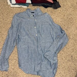 Blue men’s medium button up jcrew